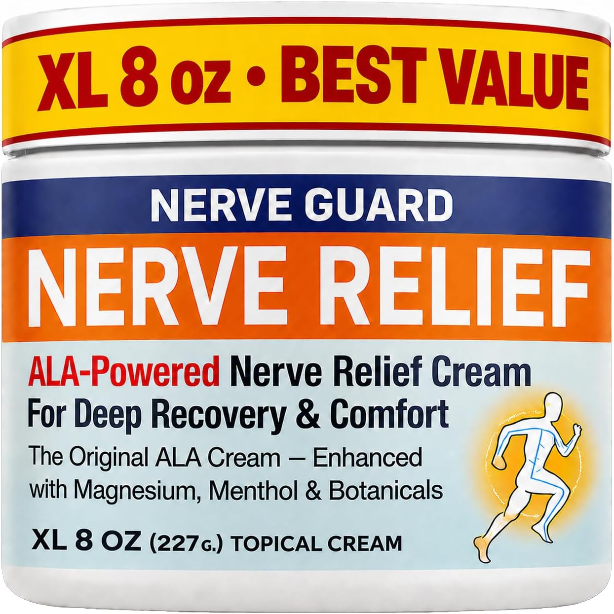 Neuropathy Cream - Maximum Strength - Natural and Safe Ingredients - Made in USA - Doctor Formulated - Fast-Acting Soothing Relief - Super Value 8 oz