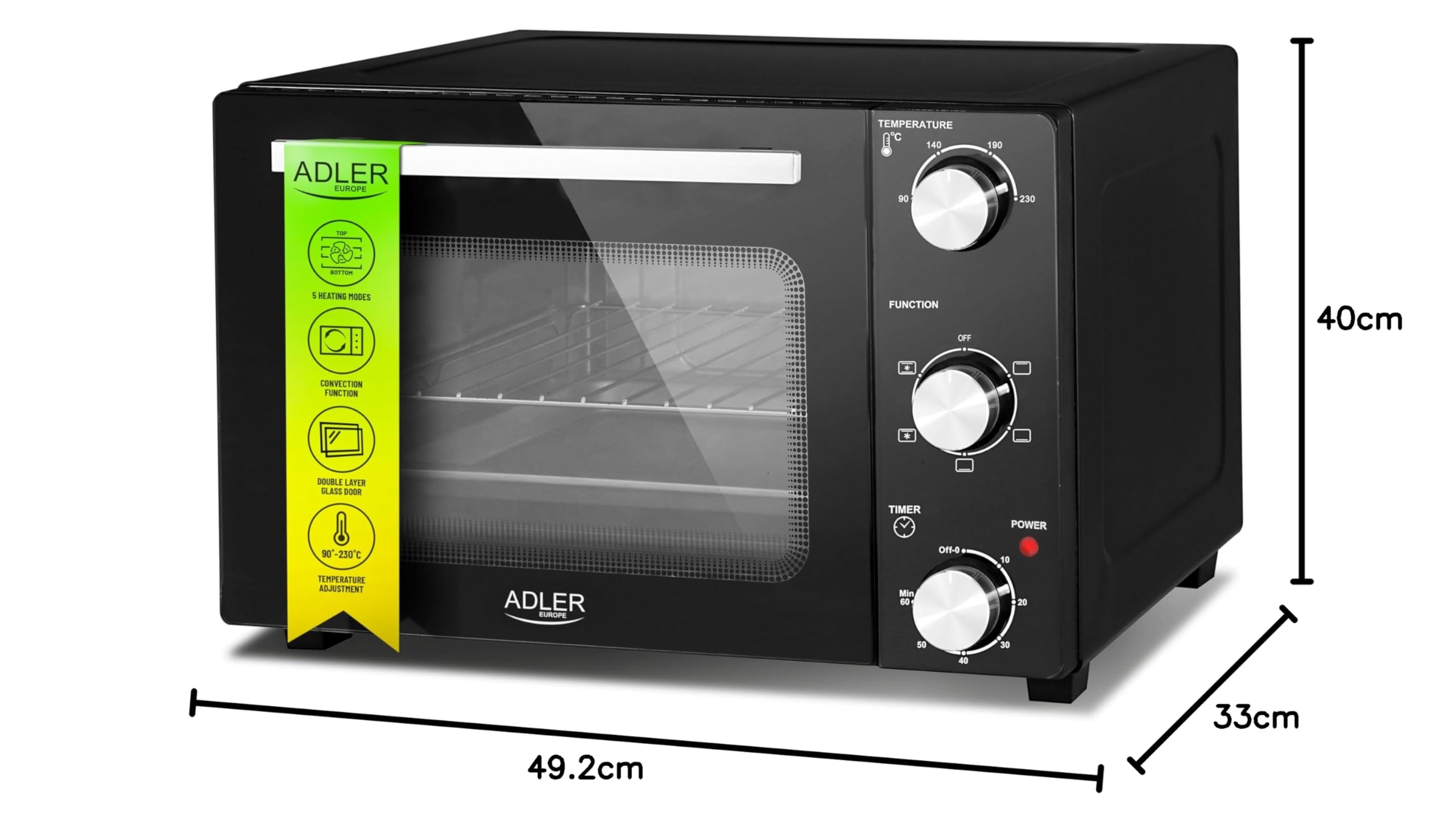 Hornillo Adler AD 6024 1300 W