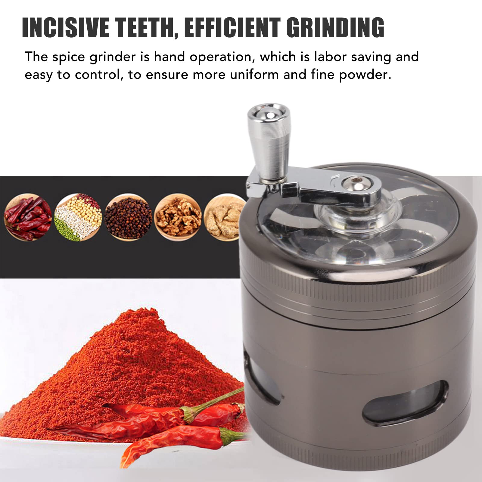 Macinino Elettrico Spezie | USB Ricaricabile | Per Erbe E Spezie | Design Compatto - Foto 6