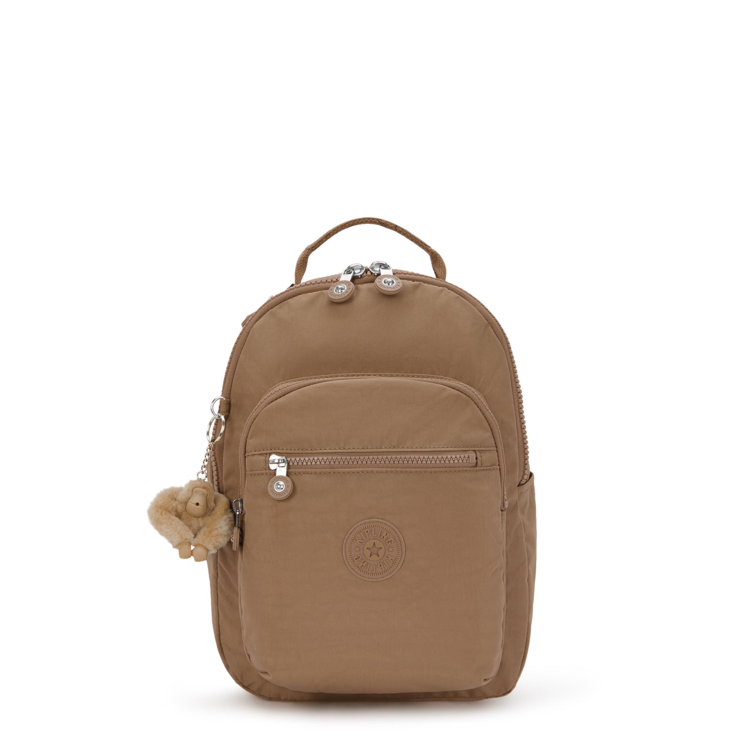 Kipling Seoul S Torba listonoszka unisex dla dorosłych, Wczesna opalenizna, 10''L x 13.75''H x 6.25''D, Kipling Plecak damski Seoul S