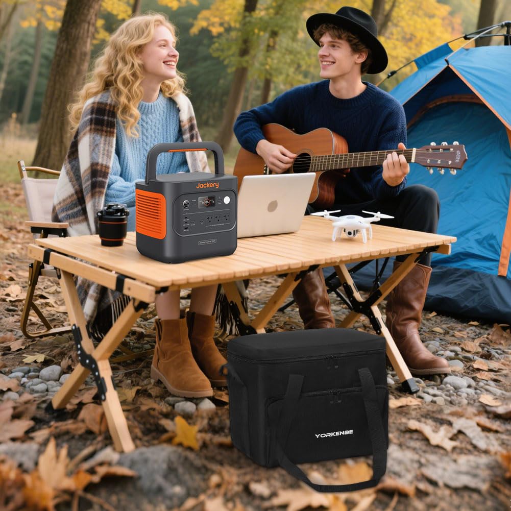 Étui de transport compatible avec Jackery Explorer 2000 V2, résistant à l'eau, sac de rangement rembourré portable pour station d'alimentation, pour les voyages en camping-car, le camping en