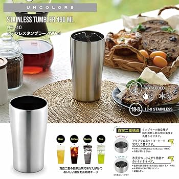 ☆ステンレス タンブラー 真空断熱 　シンプルデザイン　保温保冷 楽天市場】グラス タンブラー 真空断熱 ステンレスタンブラー