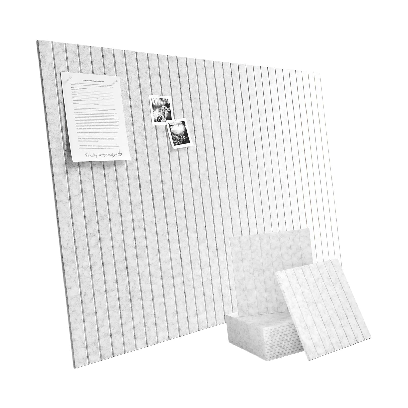 Ekoama Felt Bulletin Board 11.81" x 11.81" Cork Board Alternative Push Pin Boards Cork Boards for Home Classroom Offices Decors
