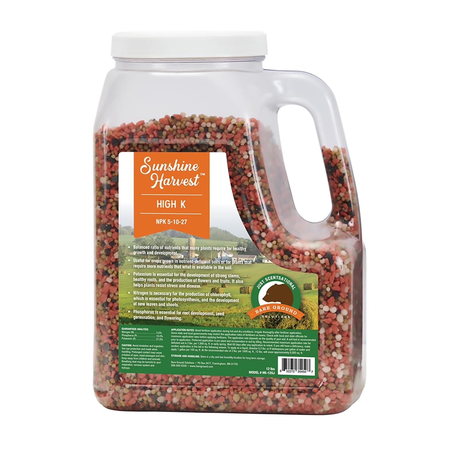 Just Scentsational High K NPK 5-10-27 12lb Shaker jug