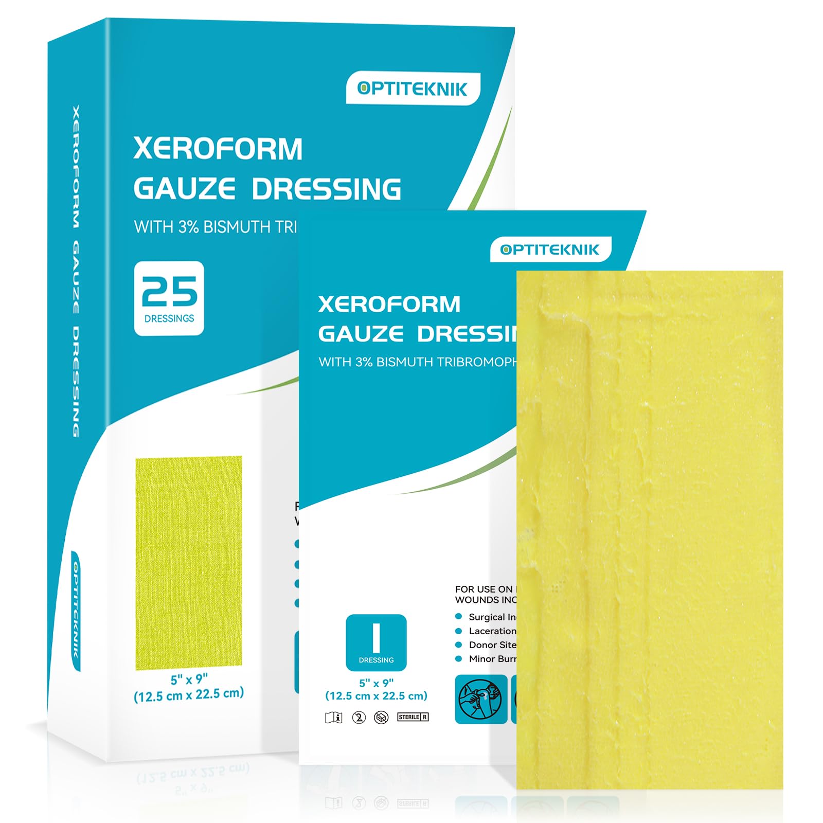 Amazon.com: Xeroform Petrolatum Dressing Non-Adherent Occlusive Fine Mesh  Gauze Pad, Gentle Patch for Burns, Laceration, Surgical Incisions & Skin  Grafts (5"x9" Pack of 25) : Industrial & Scientific