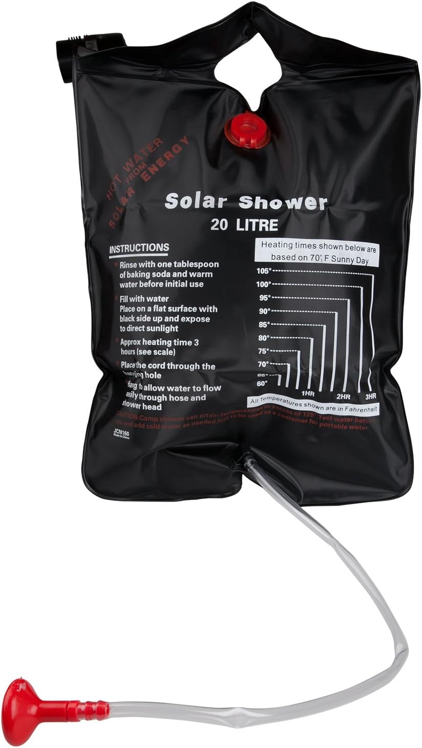 Mountain Warehouse Solar Powered Camping Shower 20