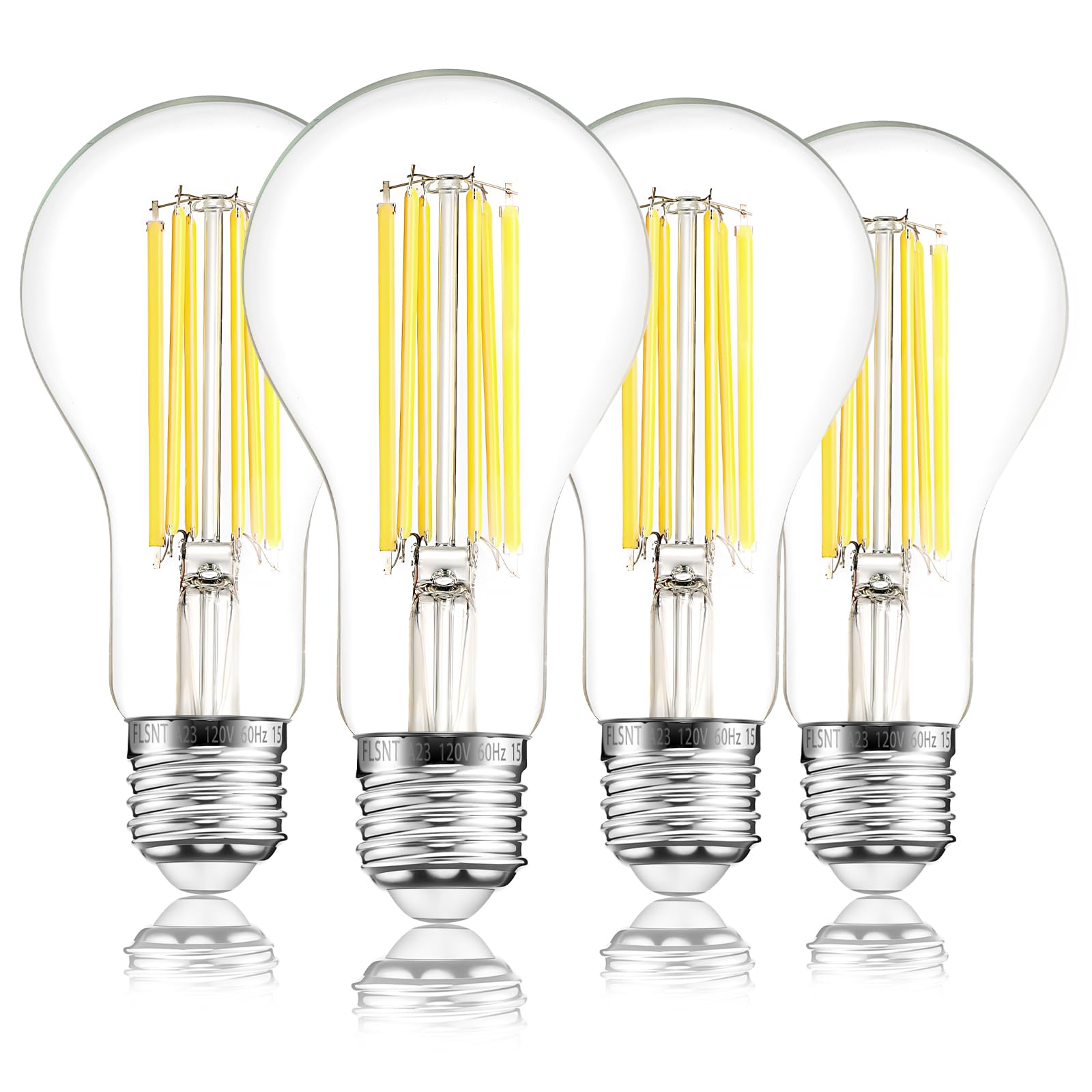 FLSNT 200W Equivalent A23 LED Light Bulbs, Efficient 17W