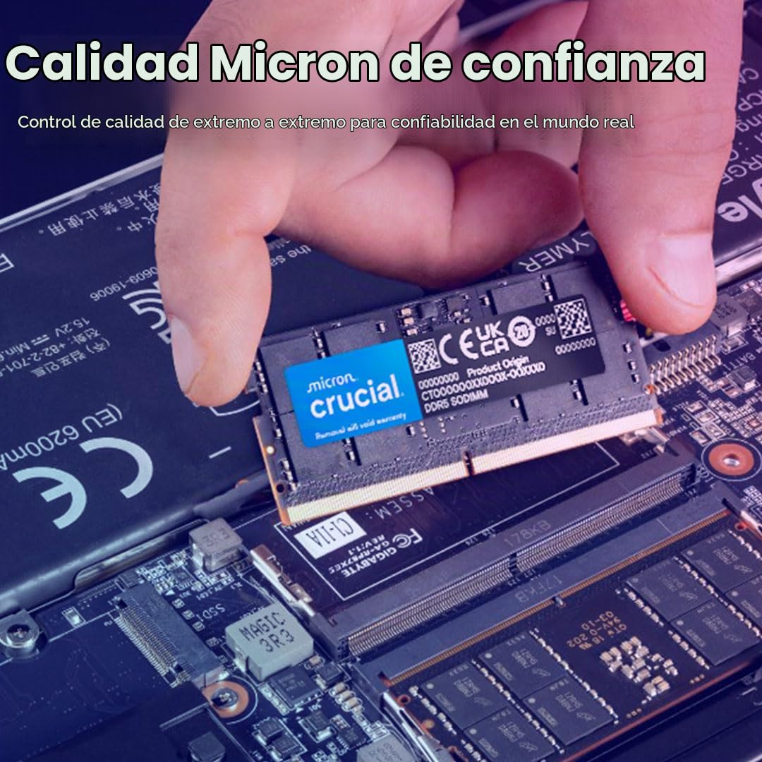Amazon.com: Crucial CT2K16G56C46S5 - Kit de Memoria RAM DDR5 de