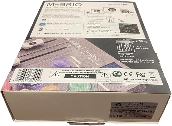 M-BRIO MIDI CC Controller