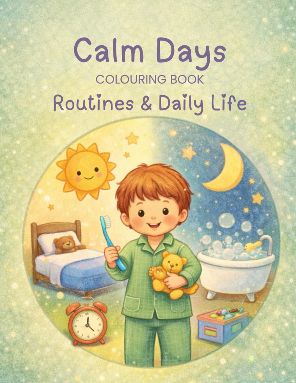 Calm Days Colouring Book: Routines & Daily Life