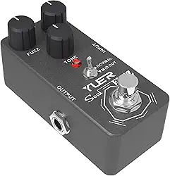 Kmise Soul Fuzz, Pedal De Guitarra, Efeitos Para Guitarra Elétrica Guitarras E Baixos, Mini Tipo Single Dc 9V True Bypass