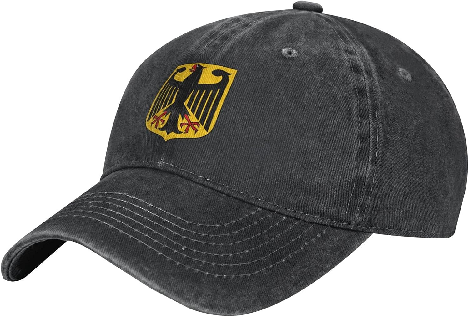 Germany National Emblem Unisex Washed Denim Novelty Baseball Cap