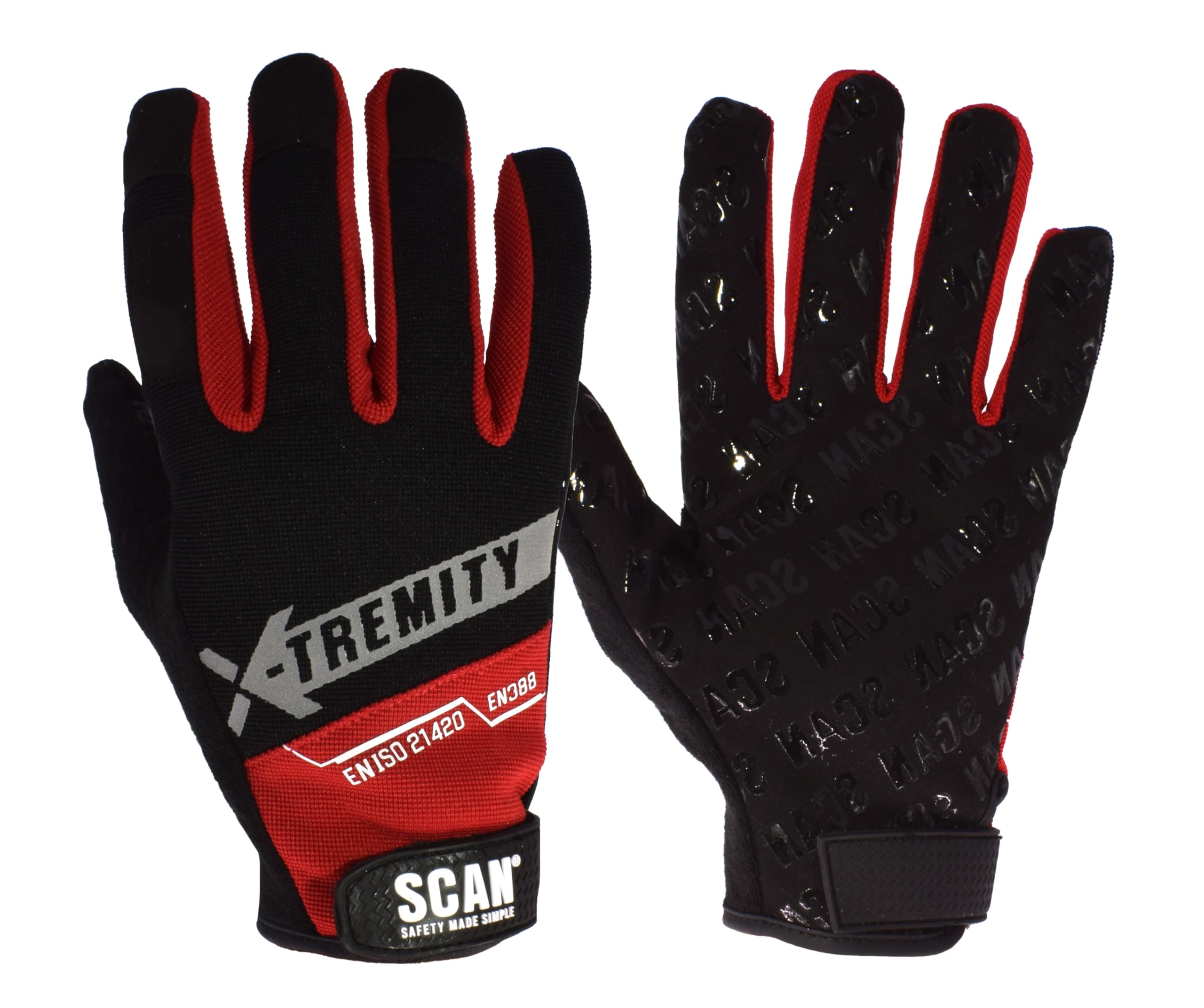 Scan Grip Work Gloves Phone Swipe Finger Large Size 9 Scaglotouch Xms21Tsglove from B&Q