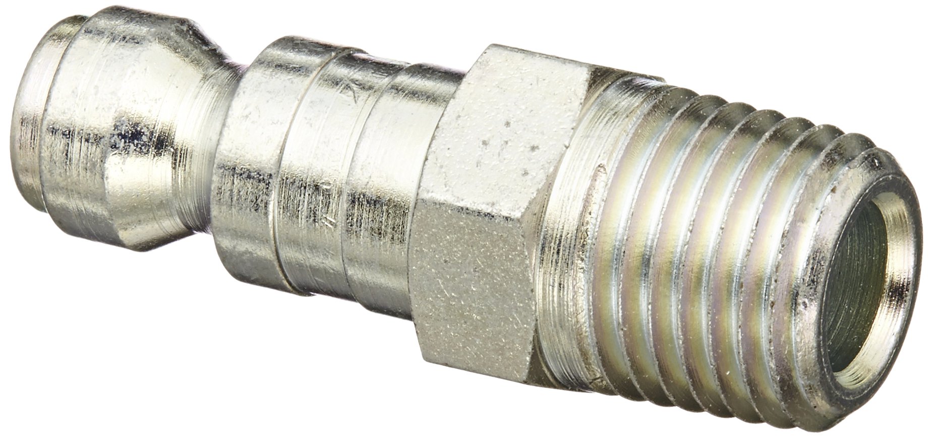 Dixon Valve J2M2 Steel Truflate Automotive Interchange Pneumatic Fitting, Nipple, 1/4