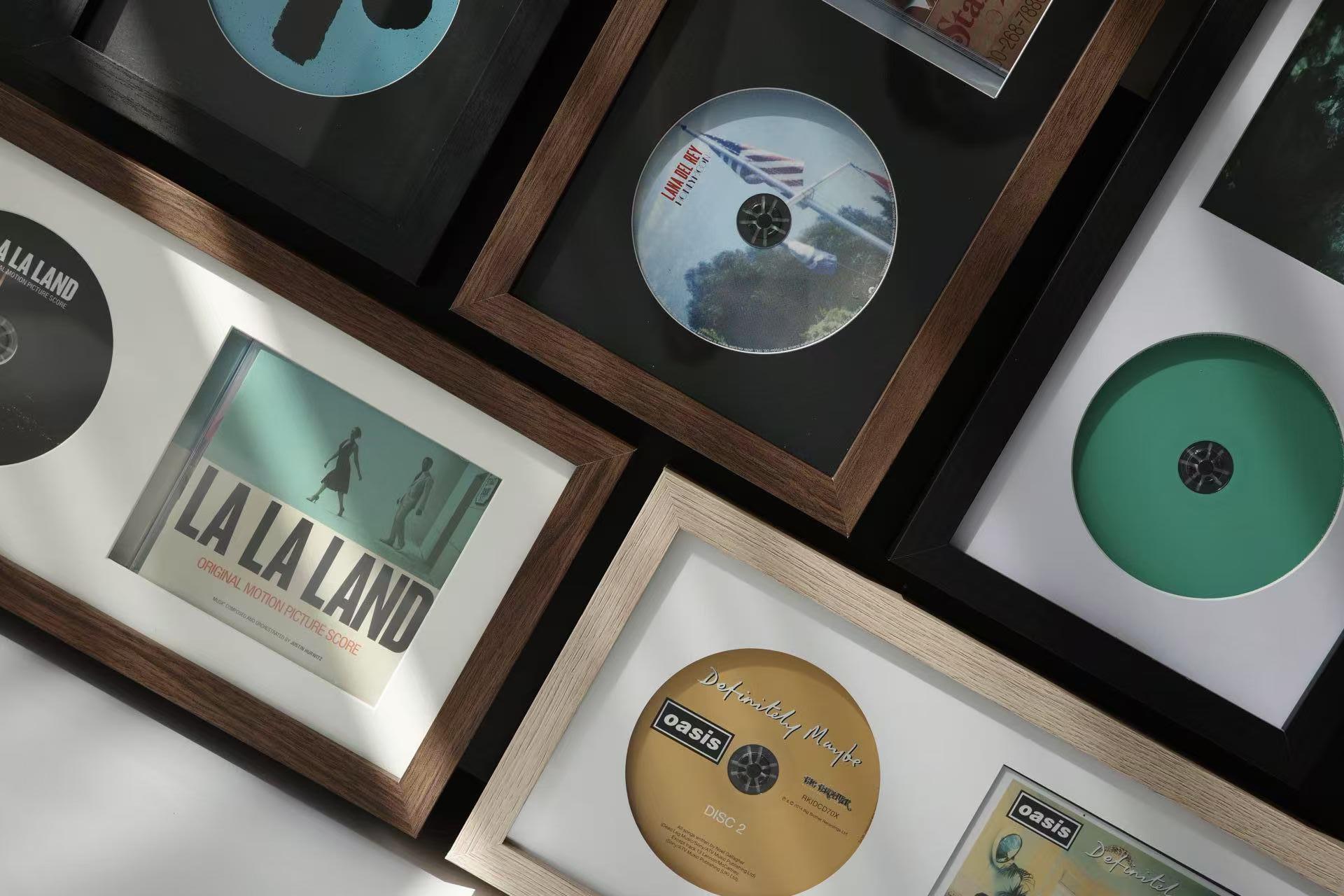 Amazon.com - SHAELPII CD Display Frame with Real Glass, Signed