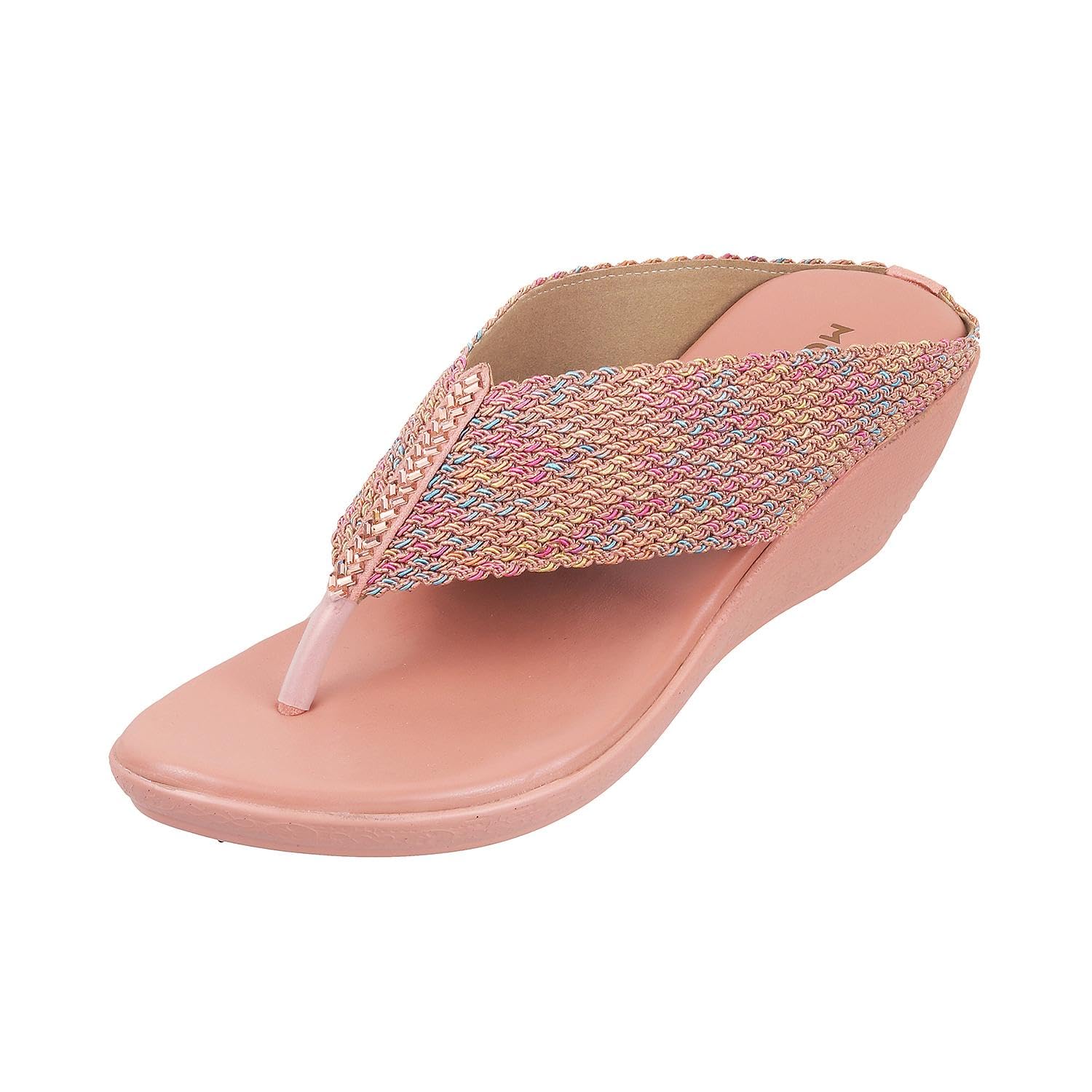 Mochi Women Pink Ethnic Wedge Sandal UK/4 EU/37 (32-485) (B0C8TLLBP3) Amazon Price History, Amazon Price Tracker