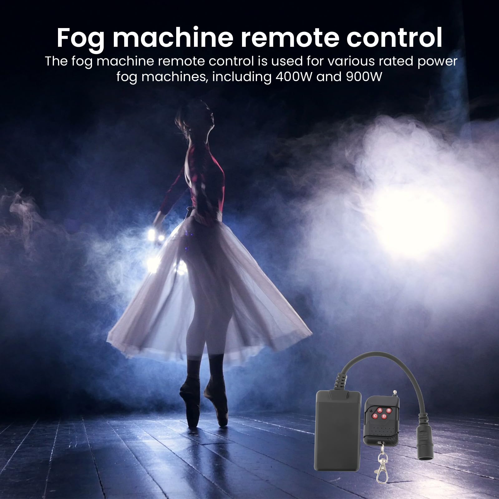 Mando A Distancia Para Máquinas De Niebla - Control Remoto 4 Botones 3 Pines 400W-1500W