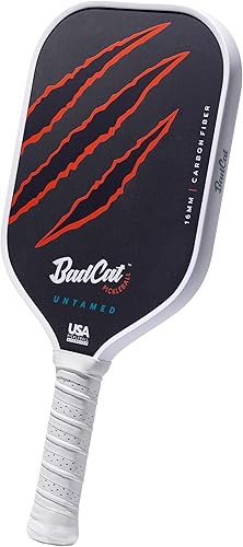 Untamed Paddle  Fibra de carbono T700 cruda para un máximo giro, potencia y control  Diseño termoformado ligero profesional de 0.630 in  Paleta