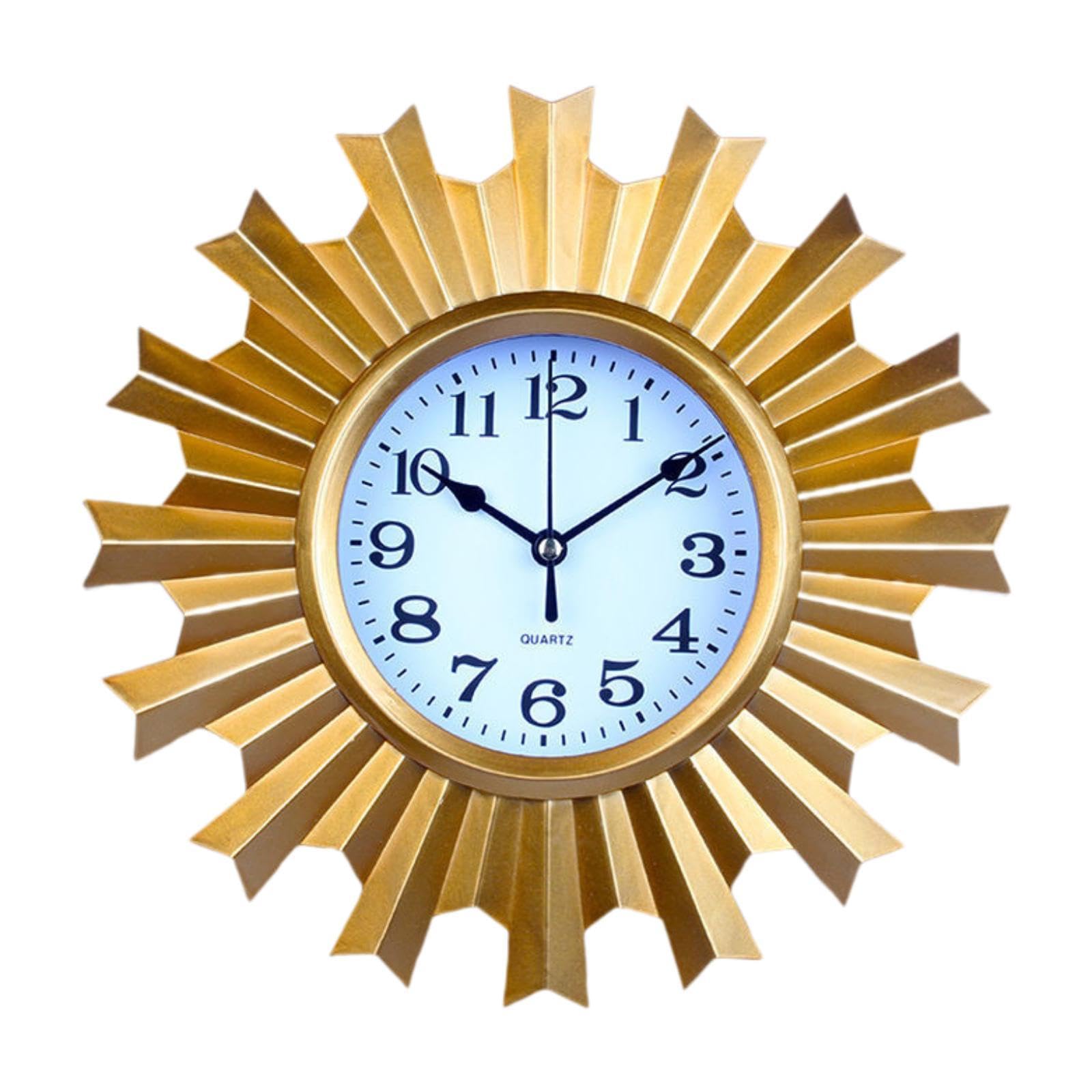 Horloge murale décorative en polypropylène et verre - Style A