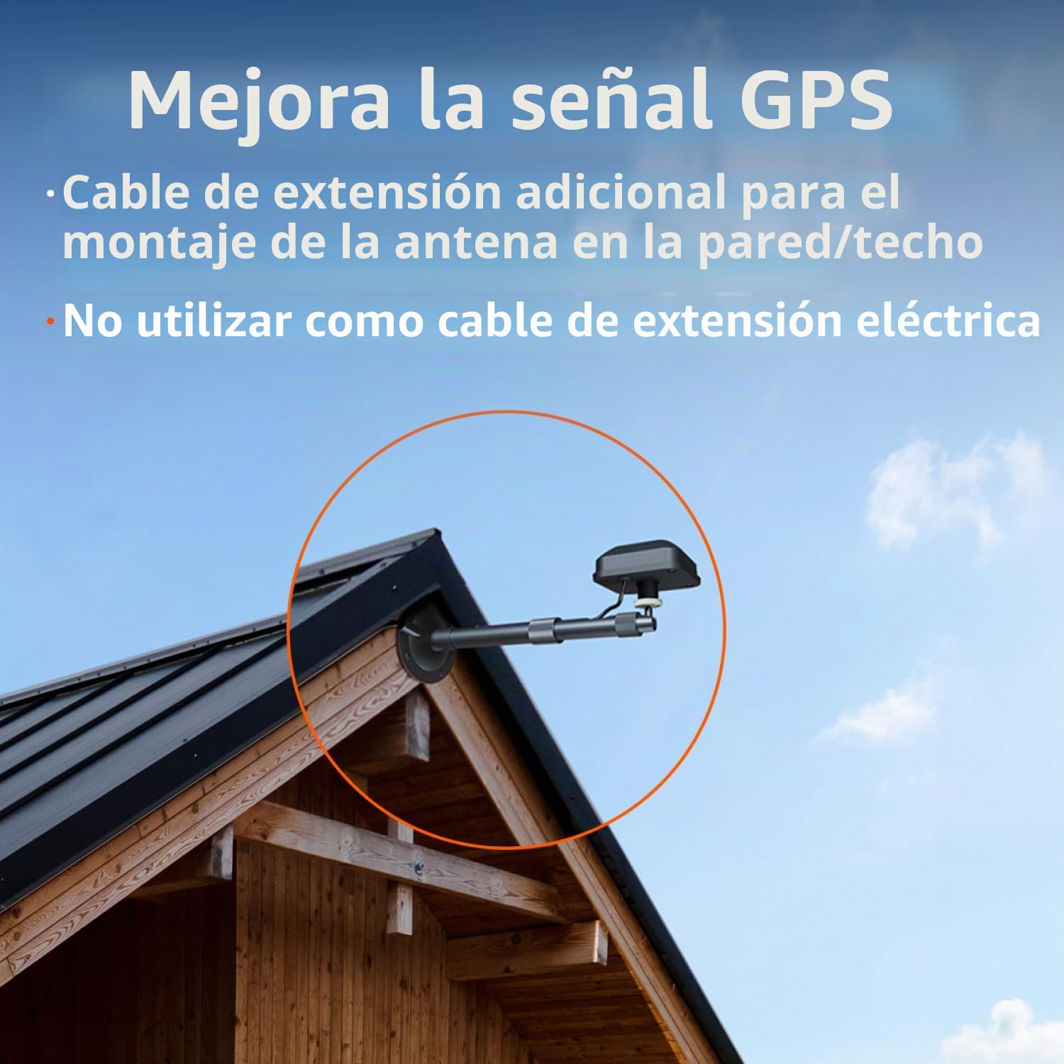 Segway Cable de extensión de Antena de 10 m, Accesorio para cortacéspedes robóticos i2 AWD, i105E, i108E, H500E-Vf, H800E-Vf, H1500E-Vf, H3000E-Vf