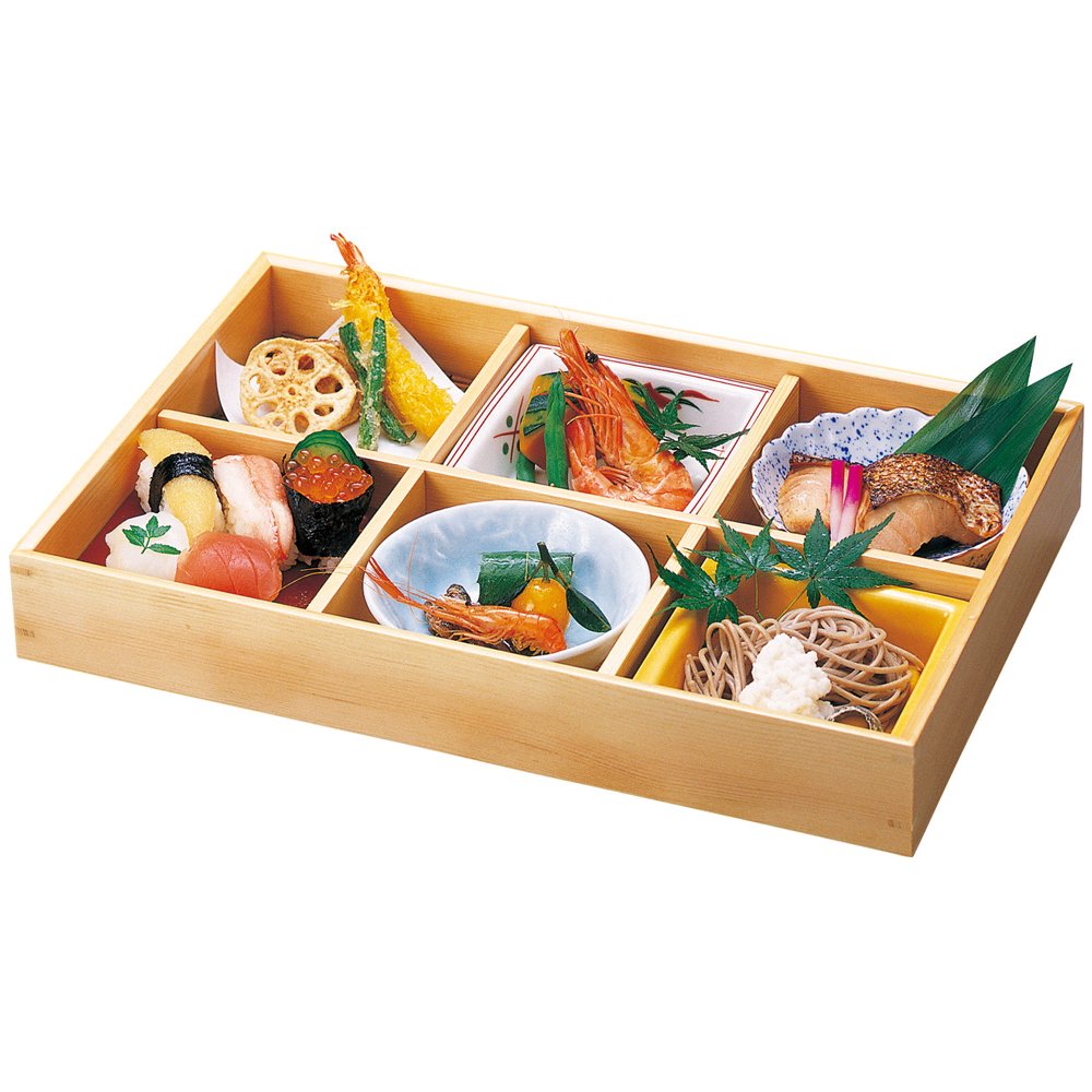 松花堂弁当（六切）【10個セット】【食器付き】