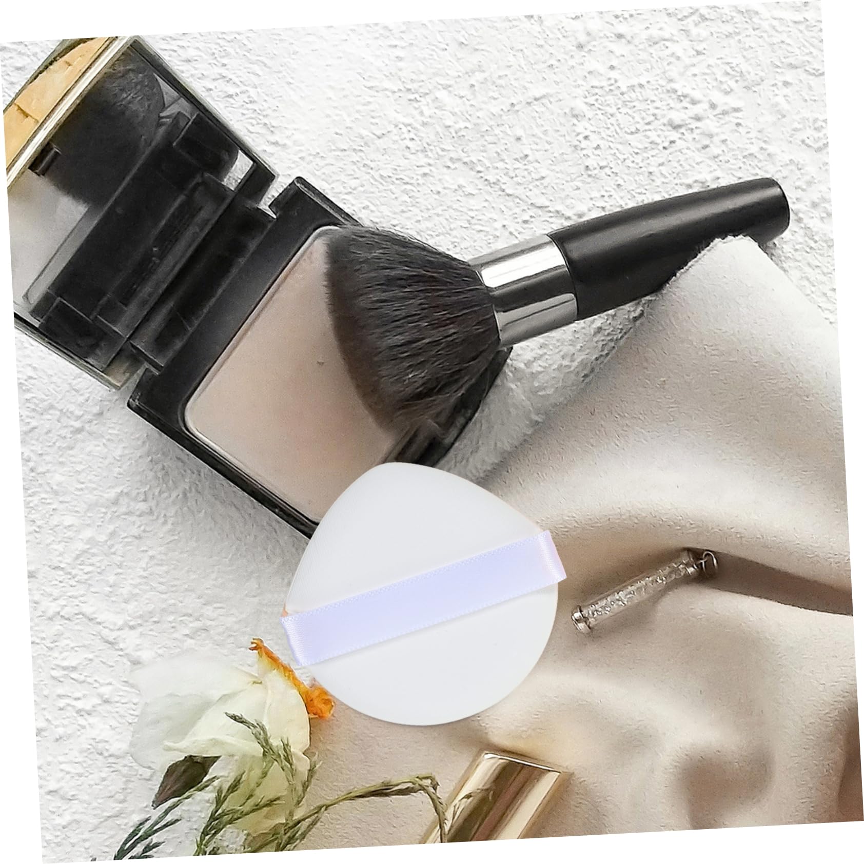 minkissy 5 Set Di Spugne Per Il Trucco Morbide Per Il Corpo Set Di Applicatori Cosmetici Per Il Trucco A Triangolo A Doppio Uso Asciutti E Bagnati Per Donne 7 Pezzi*5