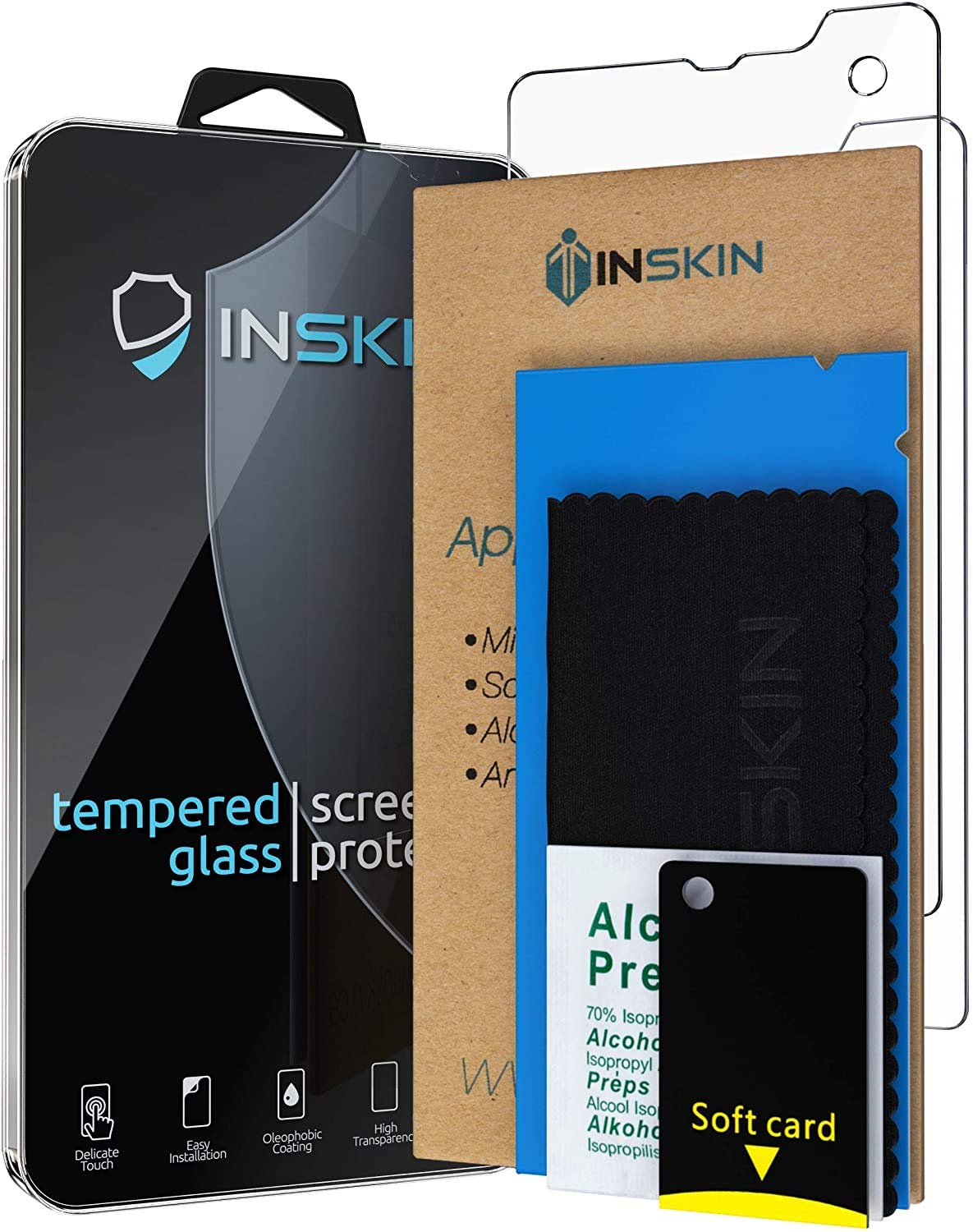 Inskin Vetro Temperato Per Sonim XP8 (2018) – 2 Pezzi, Durezza 9H, Anti Graffio, Oleorepellente, Bordo Aperto - 4