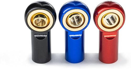 Miniatura 5 de 20 piezas M3 rótula Rod End Head Link aleación de aluminio anodizado vivienda para 110 RC Car Tamiya HSP traxxas Axial SCX10 Redcat Truck Buggy