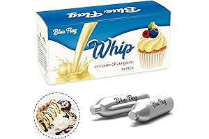 BLUE FLAG Whipped Cream Chargers: Essential Nitrous Chargers for Culinary Creations