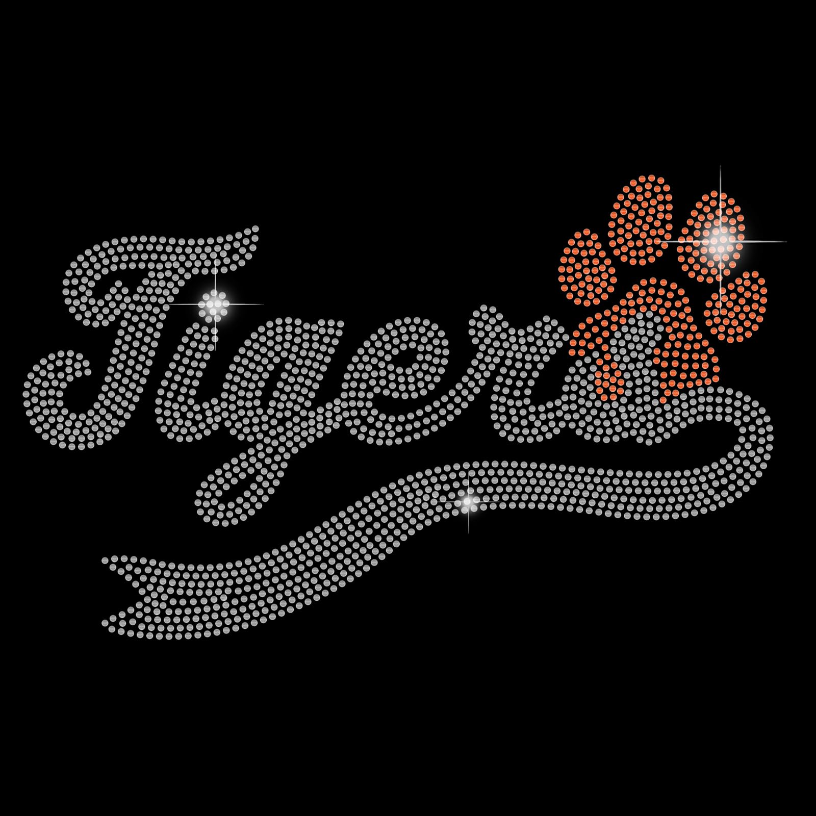 Camiseta de tigre con diamantes de imitación SUPERDANT para personalización de ropa infantil