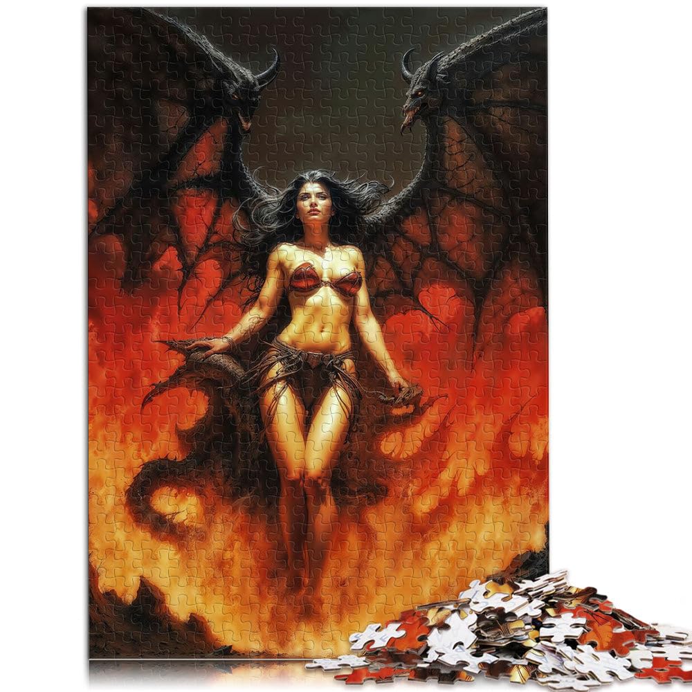 Puzzle 1000 pezzi per adolescenti Risurrezione di Lilith Difficile da completare ma divertente e umoristico Regalo di compleanno 52x38cm