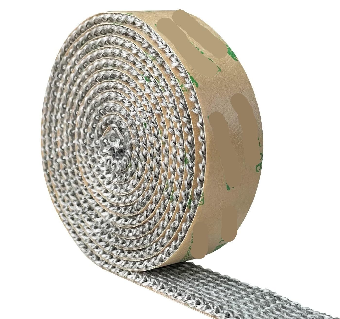 Nastro autoadesivo ad alta temperatura per guarnizioni piatte di stufe a legna e camini, lunghezza 183 cm, in fibra di vetro (5/8inx1/4in)