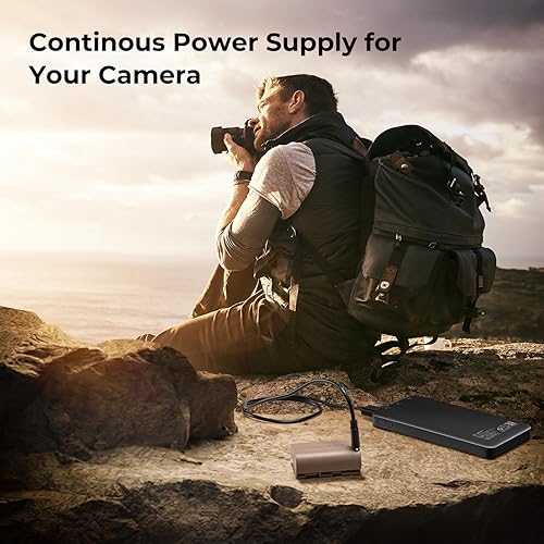 Miniatura 8 de K&F Concept Paquete de 2 baterías LP-E6NH con USB-C 2H de carga rápida R7 compatible con Canon R7 R6 R5, 5D 6D 7D Mark II III IV, 90D 80D 70D,