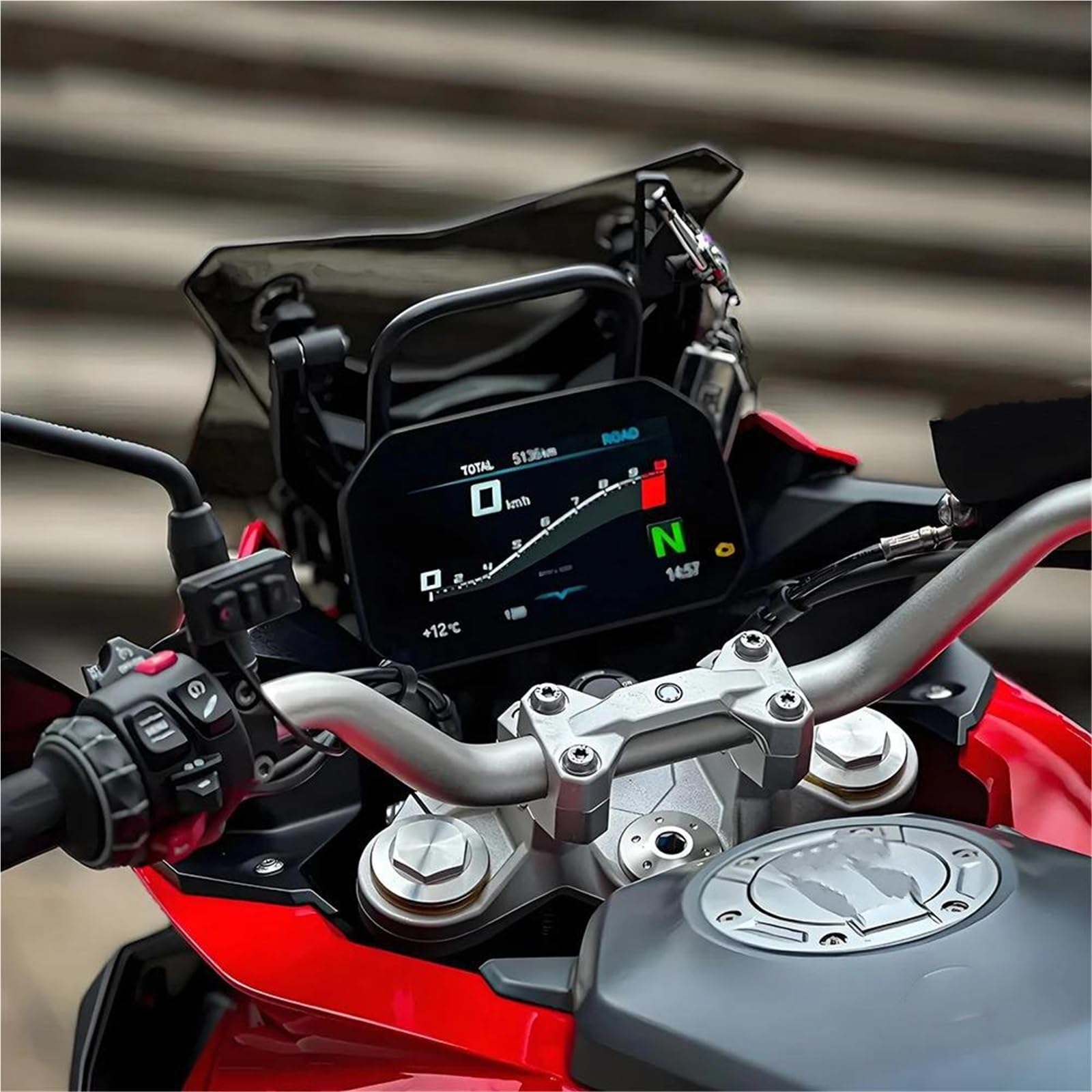 Genérico Soporte De Placa Navegación GPS Motocicleta para F900XR 2020-2025. Extensión para Teléfono Móvil Golpes Teléfono Soporte Placa