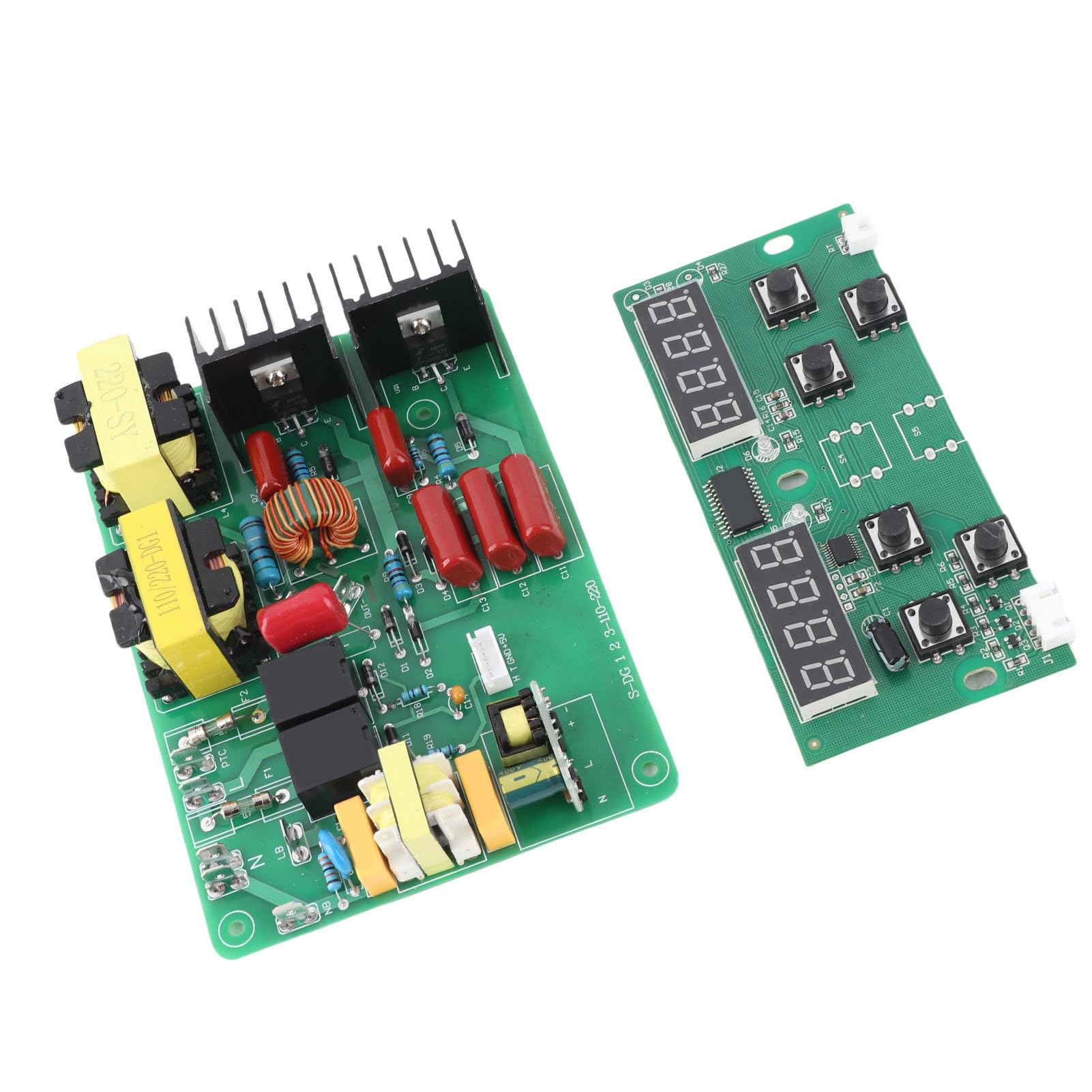 Hyuduo Platine für Ultraschallreinigungsmaschine, PCB-Edelstahl, 40 KHz, Reinigerplatine, 220 V, 60 W, Ersatz-Zubehör für die Reparatur und Wartung von Ultraschallreinigern