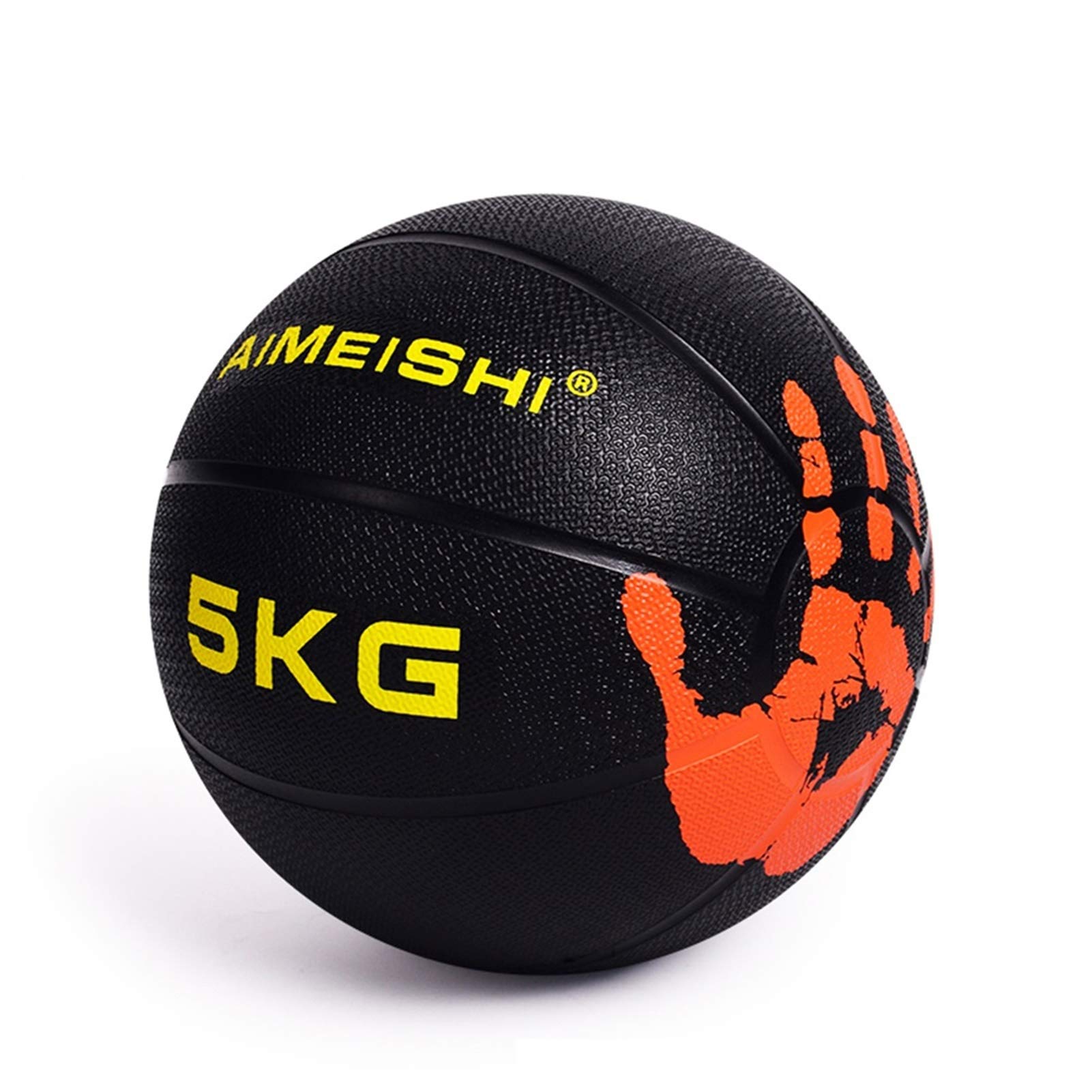 Palle mediche Gomma Palla Medica, Palla Solido Elastico per La Vita E La Formazione Addome, Palla Gravitazionale Stabile per Allenamento Fitness, 2kg, 3kg, 4 kg, 5kg, 6kg, 8kg (Size : 5kg)