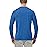 Roadbox Mens UPF 50+ UV Sun Protection Shirts Outdoor Long Sleeve SPF Diving Rash Guard for Fishing Hiking Swimming Vivid Blue