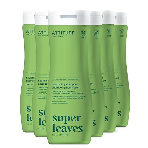 ATTITUDE Champú para el cabello, ingredientes a base de plantas y minerales verificados por EWG, productos de belleza y cuidado personal veganos y