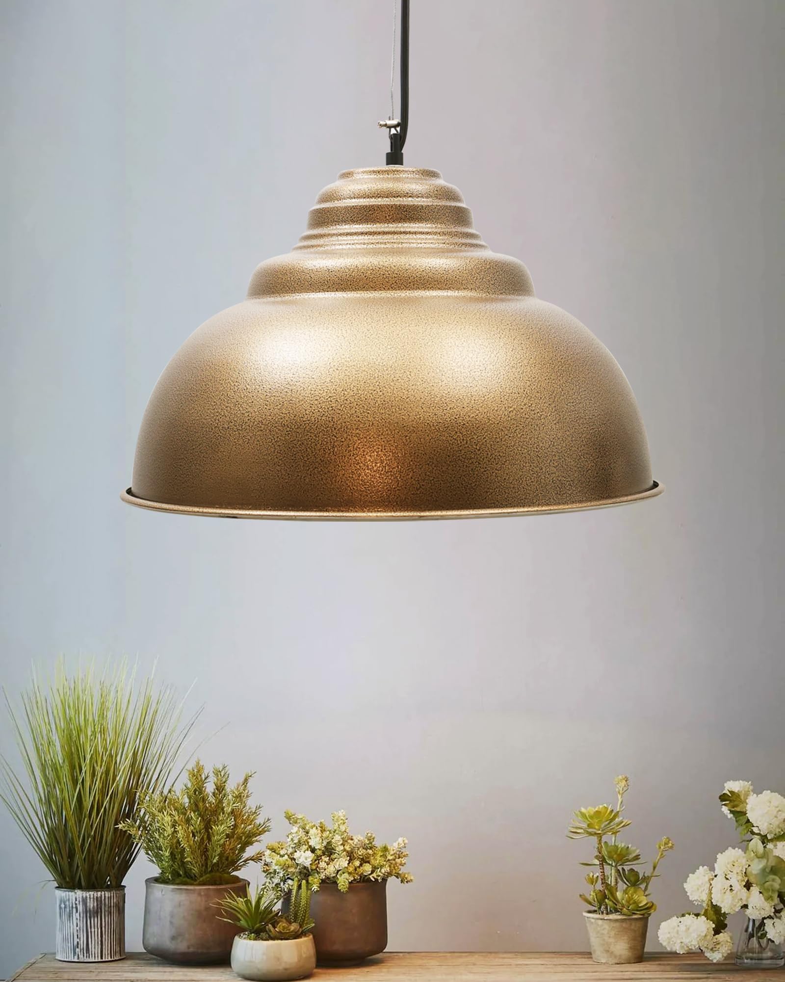 Homesake"Nautical Barn Pendant Light Retro Pendant Light 14"" Wide 1-Light Pendant Lamp with Dome Shape Ceiling Chandelier (Barn Dome) (B0CBBLFMZS) Amazon Price History, Amazon Price Tracker