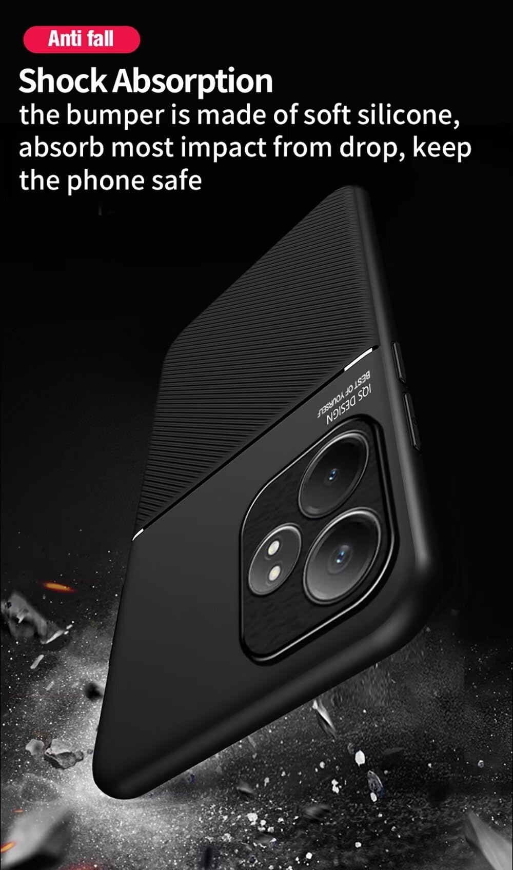Ultracienkie silikonowe etui z TPU do Realme GT 6 / Realme GT 6T, tekstura skóry jest antypoślizgowa i odporna na wstrząsy obudowa na telefon - zielone