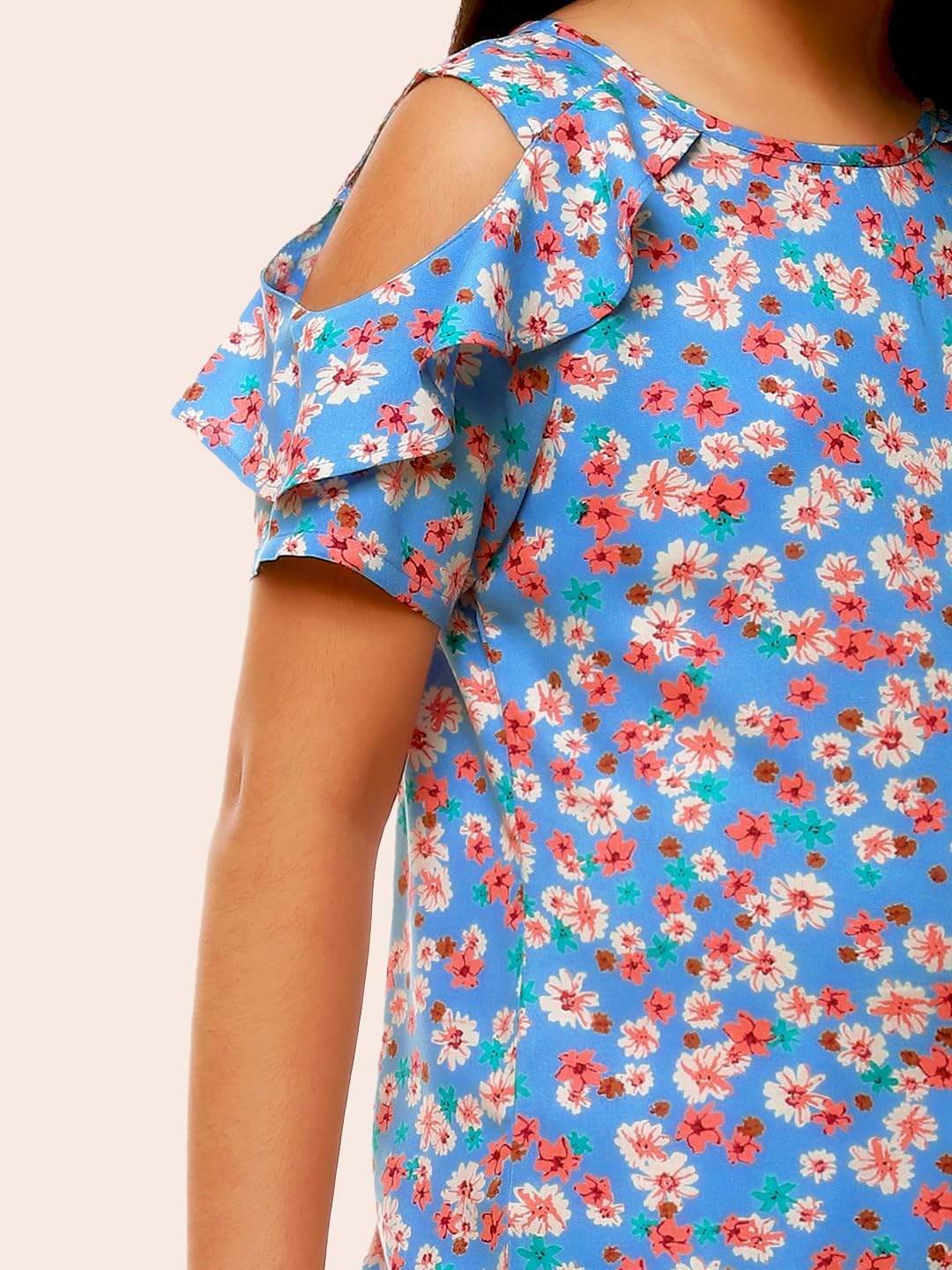 Merrigo Kidz Girls Blue Rayon Top 2