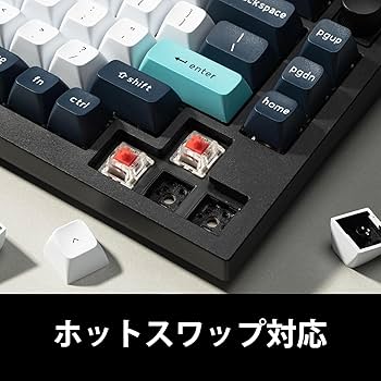 Keychron Q1 Max 75% ワイヤレスキーボード 赤軸 キーボード Q1 Max(赤軸) カーボンブラック Q1M-M1-JIS ［有線