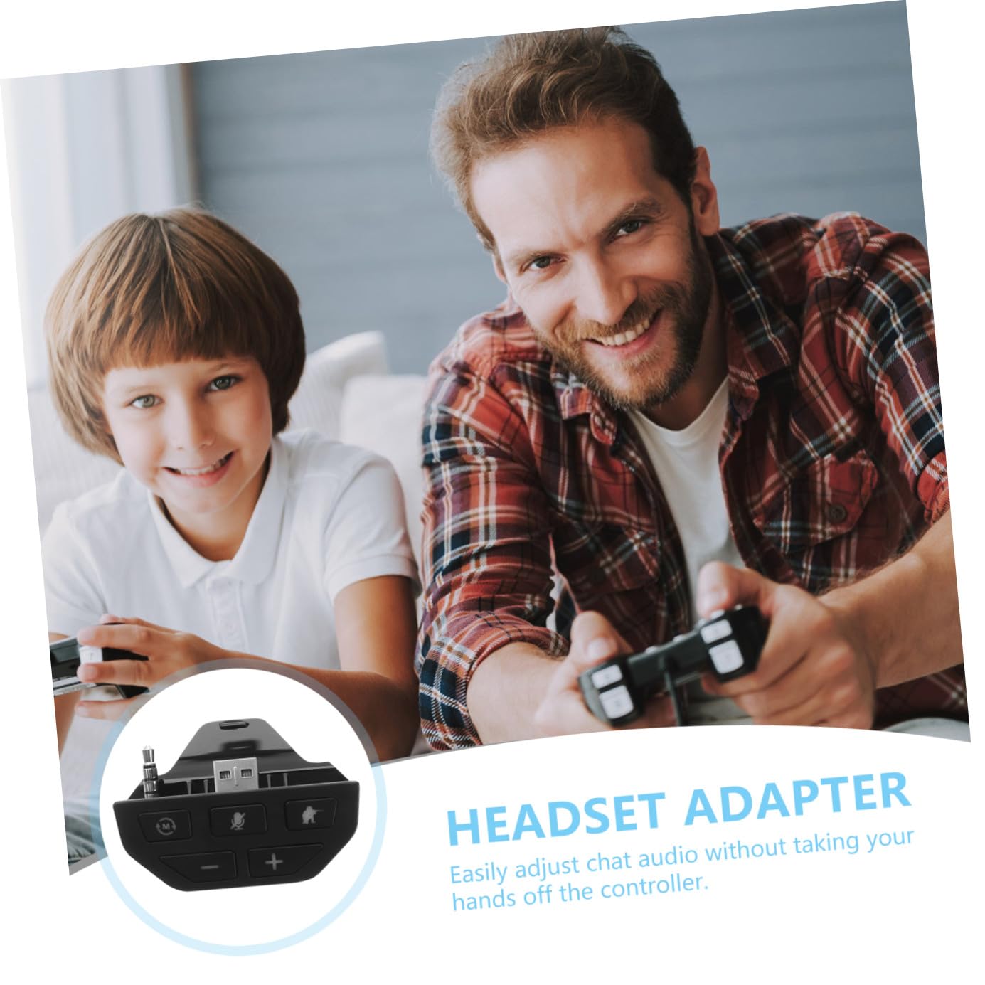 OSALADI 3pezzi Adattatore Cuffie Stereo Per Compatibile Con Microfono Jack Effetti Sonori Migliorati Materiale Resistente Gioco e Chat Chiara