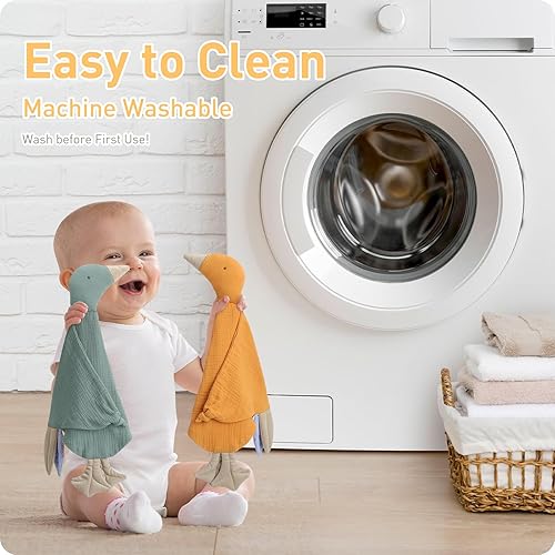 Miniatura 14 de Manta de seguridad de muselina suave de algodón para recién nacido, transpirable con etiquetas, muselina de ganso para bebé, recién nacido, unisex