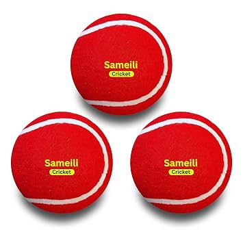 Rubber Super Bounce Tennis Ball - Lightweight & Durable for Tennis Courts and Cricket Tournaments - Ideal for All Matches(Pack of 3)