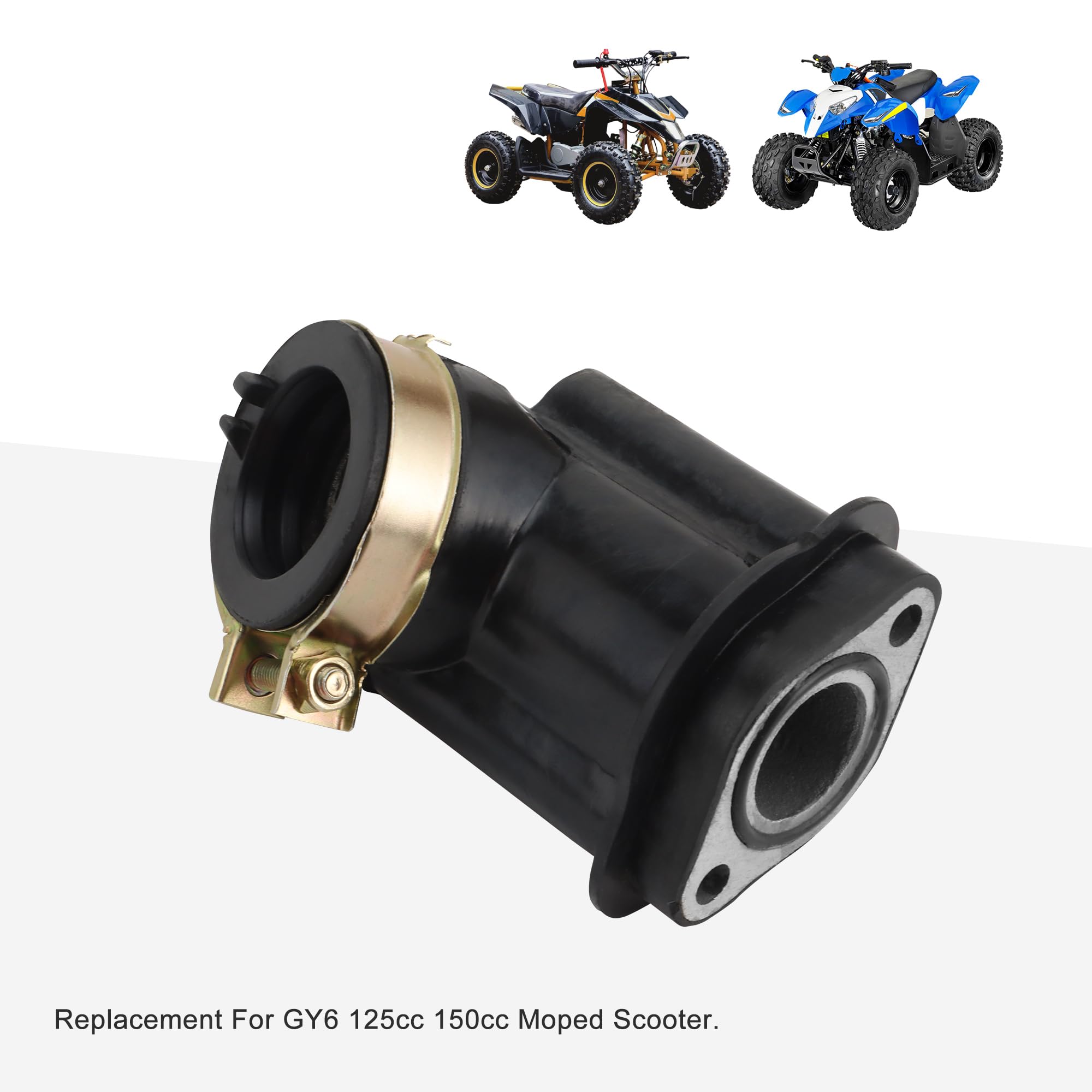 GOOFIT Intake Manifold Pipe tuyau d'admission Remplacement pour GY6 125cc 150cc Moped Scooter