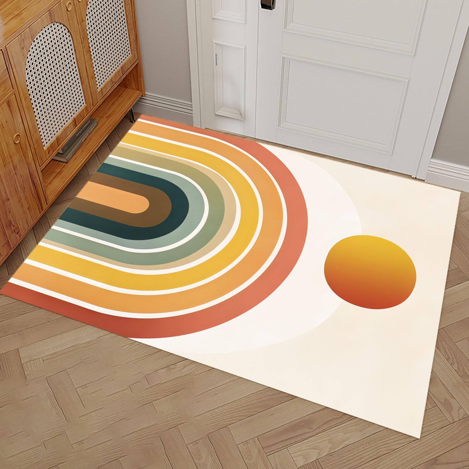 Paillasson intérieur 90x150cm entree tapis antidérapant lavable pour chien