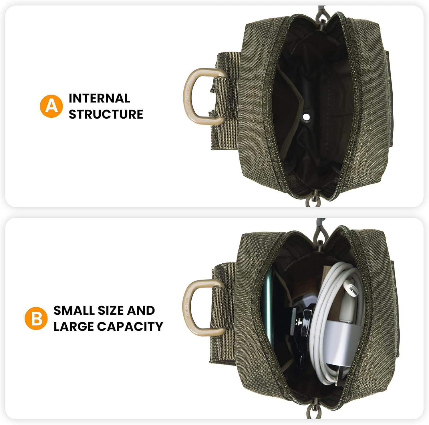 EXCELLENT ELITE SPANKER Tactical MOLLE Pouch EDC Utility Pouches Gadget Organizer Phone Holder Waist Bag Tool Pouch - Image 3