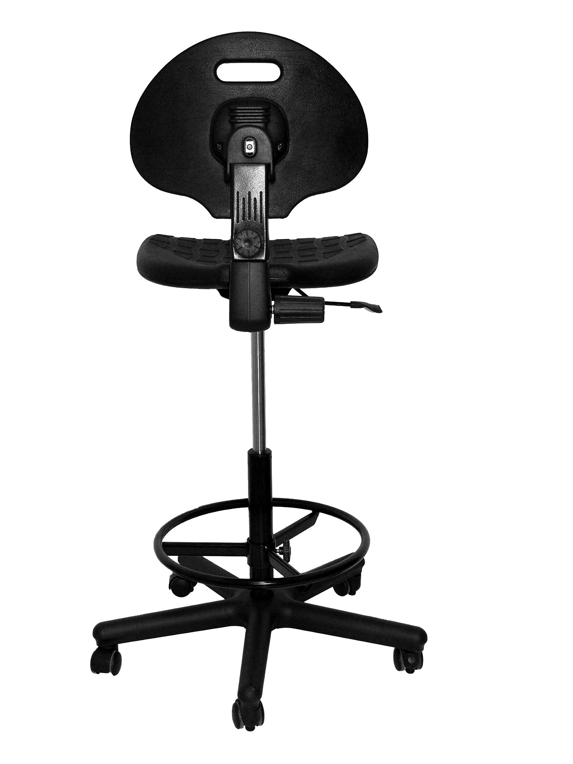 Piqueras y Crespo T31 - Taburete de Trabajo ergonómico, Giratorio y Regulable en Altura