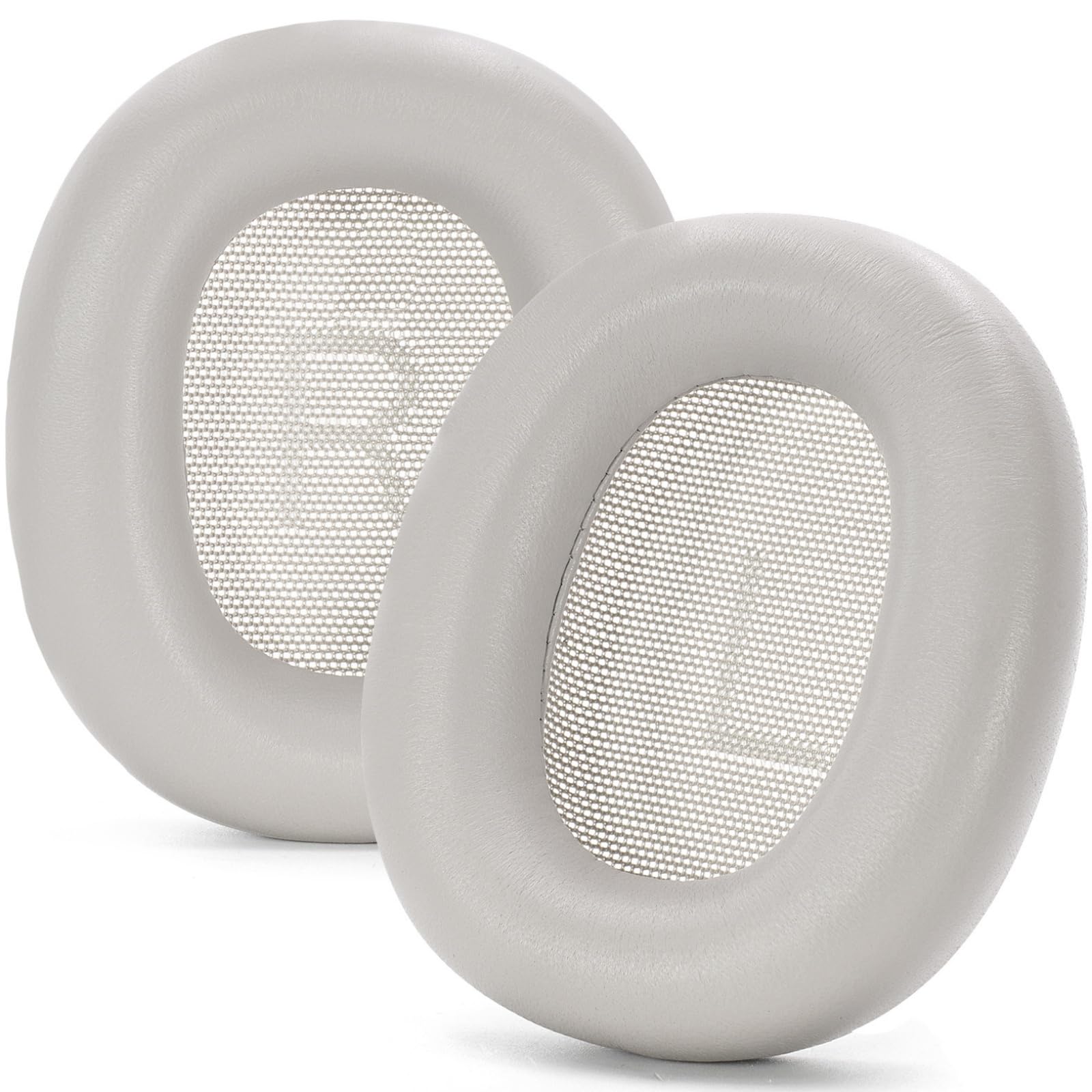 1 par de almohadillas de piel de oveja para los oídos, almohadillas de espuma viscoelástica para auriculares